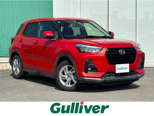 ダイハツ ロッキー X 福岡県 2019(令1)年 4万km コンパーノレッド 前後ドラレコ/レーンキープアシスト/衝突被害軽減システム/バックカメラ/ETC/AppleCarPlay/フルセグTV/Bluetooth/USB/１２Vソケット/純正フロアマット/純正AW