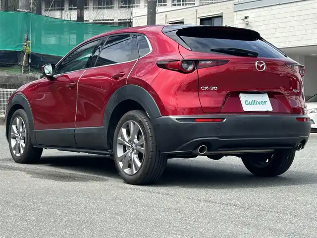 マツダ ＣＸ－３０ 20S Lパッケージ 愛知県 2019(令1)年 3.3万km ソウルレッドクリスタルM 純正メモリナビ/フルセグテレビ/バックカメラ/アラウンドビュー/アイドリングストップ/ウィンカーミラー/クルーズコントロール/プッシュスタート/パワーバックドア/ETC/レザーステアリング/パドルシフト/シートヒーター