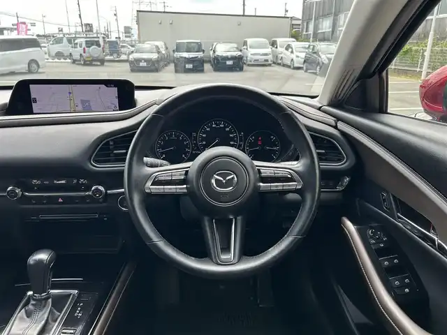 マツダ ＣＸ－３０ 20S Lパッケージ 愛知県 2019(令1)年 3.3万km ソウルレッドクリスタルM 純正メモリナビ/フルセグテレビ/バックカメラ/アラウンドビュー/アイドリングストップ/ウィンカーミラー/クルーズコントロール/プッシュスタート/パワーバックドア/ETC/レザーステアリング/パドルシフト/シートヒーター