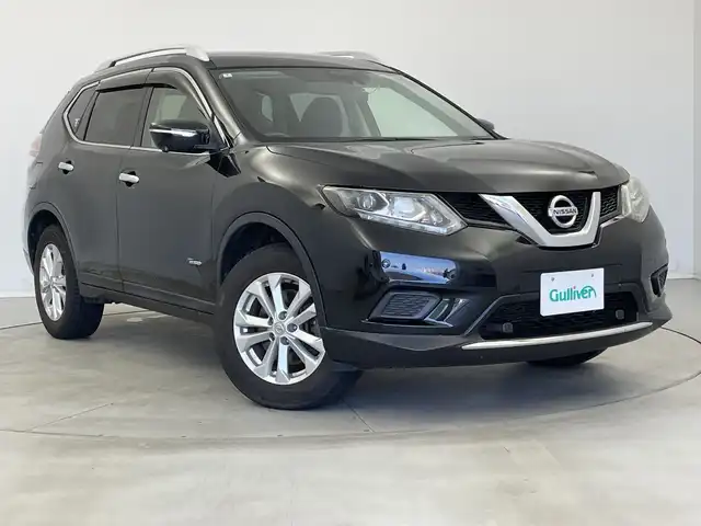日産 エクストレイル ハイブリッド 20X エマージェンシーブレーキ 新潟県 2015(平27)年 8.9万km ダイヤモンドブラック 4WD/純正メモリナビ/　フルセグTV/CD/DVD/衝突被害軽減ブレーキ/レーンキープアシスト/クルーズコントロール/アラウンドビューモニター/前後ドライブレコーダー/前後コーナーセンサー/レザーシート/前席シートヒーター/ヒルディセントコントロール/ビルトインETC/横滑り防止装置/ミラーヒーター/ステアリングスイッチ