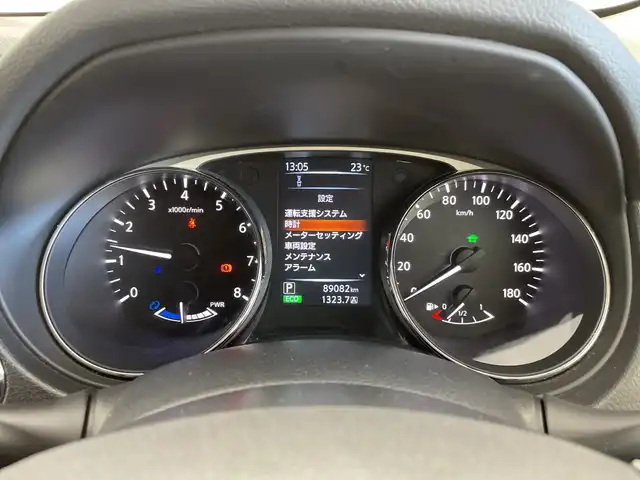 日産 エクストレイル ハイブリッド 20X エマージェンシーブレーキ 新潟県 2015(平27)年 8.9万km ダイヤモンドブラック 4WD/純正メモリナビ/　フルセグTV/CD/DVD/衝突被害軽減ブレーキ/レーンキープアシスト/クルーズコントロール/アラウンドビューモニター/前後ドライブレコーダー/前後コーナーセンサー/レザーシート/前席シートヒーター/ヒルディセントコントロール/ビルトインETC/横滑り防止装置/ミラーヒーター/ステアリングスイッチ