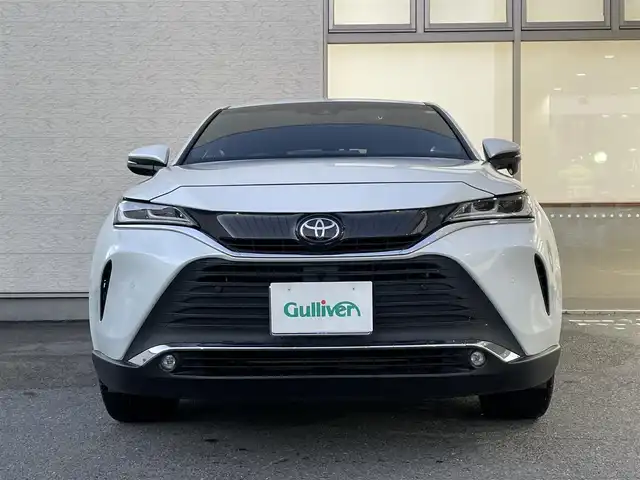 トヨタ ハリアー G 大阪府 2023(令5)年 3.7万km プラチナホワイトパールマイカ １オーナー/純正ナビ/（フルセグ／ＢＴ／ＣＤ／ＤＶＤ）/バックカメラ/レーダークルーズコントロール/衝突軽減装置/レーンキープ/横滑り装置/ハーフレザーシート/運転席パワーシート/電動リアゲート/社外20インチＡＷ(TZ)/前後ドラレコ/ＥＴＣ２．０/保証書/スペアキー　1本