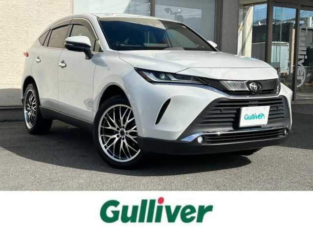 トヨタ ハリアー G 大阪府 2023(令5)年 3.7万km プラチナホワイトパールマイカ ワンオーナー/純正12.3型ナビ/フルセグTV BT HDMI USB Miracast/バックカメラ/TVキャンセラー/デジタルインナーミラー/パワーバックドア/コーナーセンサー/衝突被害軽減ブレーキ/レーダークルーズコントロール/レーンアシスト/ブラインドスポットモニタ/オートマチックハイビーム/LEDオートヘッドライト/フォグライト/ハーフレザーシート/パワーシート/前後ドラレコ/社外スピーカー/社外20インチアルミホイール/2.0ETC/スマートキー 2個/W サイド カーテン ニー エアバッグ/保証書/禁煙車