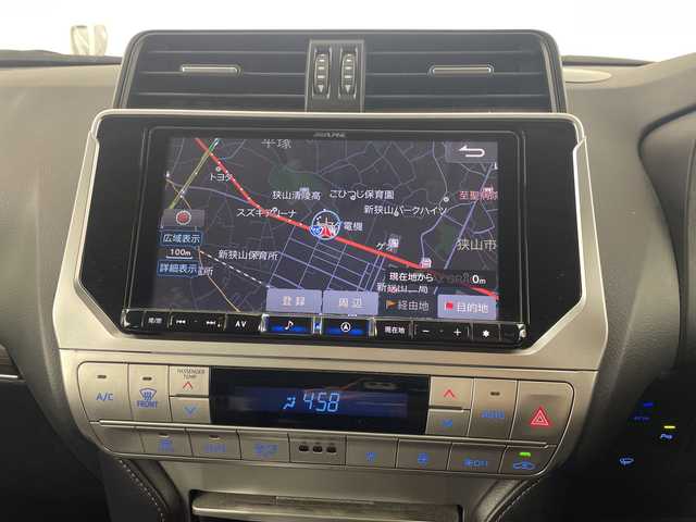 トヨタ ランドクルーザー プラド TX Lパッケージ 埼玉県 2020(令2)年 4.3万km ホワイトパールクリスタルシャイン サンルーフ　/社外ナビ　/コーナーセンサー　/レーンキープアシスト　/バックカメラ　/前席パワーシート　/シートヒータ/エアシート　/先行車発進お知らせ機能　/社外ＥＴＣ　/前後ドライブレコーダー　/社外アルミホイール/ルーフレール/ドアバイザー/ウインカーミラー/フォグランプ/純正フロアマット/革巻きハンドル/プッシュスタート/スマートキー