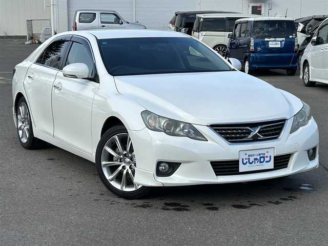 トヨタ マークＸ 250G Sパッケージ リラックス 山口県 2012(平24)年 9.6万km ホワイトパールクリスタルシャイン (株)IDOMが運営する【じしゃロン宇部店】の自社ローン専用車両になります。こちらは現金またはオートローンご利用時の価格です。自社ローンご希望の方は別途その旨お申付け下さい/純正ナビ/フルセグTV/バックカメラ/HIDヘッドライト/ビルトインETC/純正１８インチホイール/カーテンエアバック