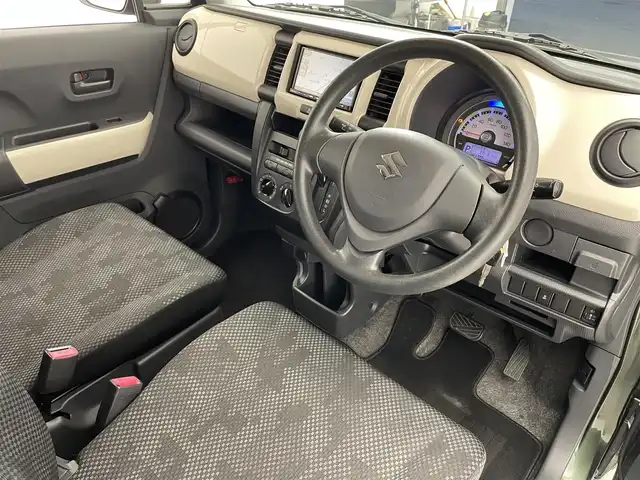 スズキ ハスラー A 滋賀県 2018(平30)年 6.7万km クールカーキPM 社外ナビ/・CD・Bluetooth・ワンセグTV/バックカメラ/ウォークスルー/ETC/純正フロアマット/オートライト/横滑り防止/盗難防止システム/社外14インチAW/Wエアバッグ/リモコンキー