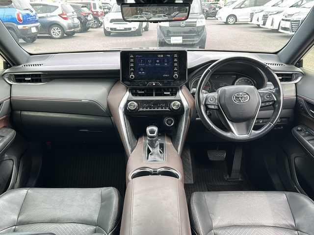 トヨタ ハリアー G レザーパッケージ 茨城県 2020(令2)年 3.9万km ブラック モデリスタフルエアロ/モデリスタ20inアルミホイール/純正ディスプレイオーディオ/(地デジTV・USB・BT・applecarplay)/レーダークルーズコントロール/レーンアシスト/プリクラッシュセーフティ/BSM/本革レザーシート/シートベンチレーション/パワーシート/ビルトインETC/ドライブレコーダー/バックカメラ/オートライト/LEDヘッドライト/純正フロアマット/スマートキー