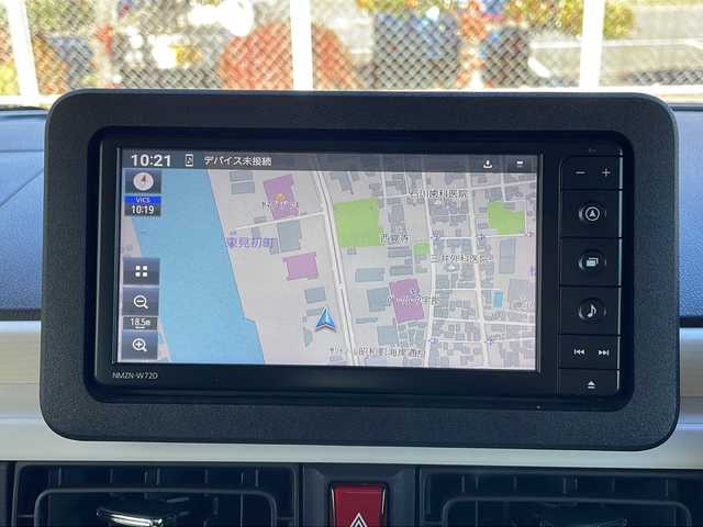 ダイハツ ムーヴ キャンバス ストライプス G ターボ 山口県 2022(令4)年 4.2万km シャイニングホワイトパール/ファインミントメタリック 純正7インチSDナビ　【NMZN-W72D】/・Bluetooth接続/・フルセグTV/・AM/FM/アラウンドビューモニター/ETC/ドライブレコーダー/スマートアシスト/・衝突警報機能/・誤発進抑制制御機能/・ブラインドスポットモニター/・路側逸脱警報機能/・ふらつき警報/・車線逸脱警報機能/・先行車発進お知らせ機能/・標識認識機能/・アダプティブクルーズコントロール/スマートキー/プッシュスタート/スペアキー1本/シートヒーター/電子パーキング/USB入力端子/ドリンクヒーター/ドアバイザー/取り扱い説明書/保証書