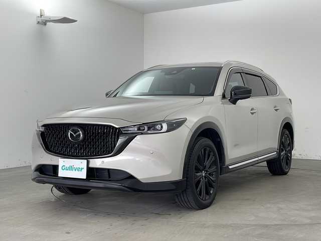 マツダ ＣＸ－８ XD スポーツアピアランス 兵庫県 2023(令5)年 5.2万km プラチナクォーツメタリック ・純正ナビ/Bluetooth/TV/Android Auto/Apple CarPlay/・360°ビューモニター/・Boseサウンドシステム/・ETC/・サンルーフ/・レザーシート/・1，2列目シートヒーター/・前席ベンチレーション/・ステアリングヒーター/・前席パワーシート/・パワーバックドア/・スマートブレーキサポート/・スマートシティブレーキサポート/・レーンキープアシスト/・車間認知支援システム/・車線逸脱警報システム/・ブラインドスポットモニタリング/・車間制御/・速度標識警報/・ドライバーアテンションアラート/・パーキングセンサー/・レーダークルーズコントロール