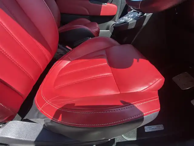 アバルト ５９５ ツーリズモ 栃木県 2018(平30)年 4万km グレーＭ 純正ディスプレイオーディオ/AppleCarPlay/赤革/ETC/社外ドラレコ/リアソナー/キセノンヘッドライト/純正17インチAW