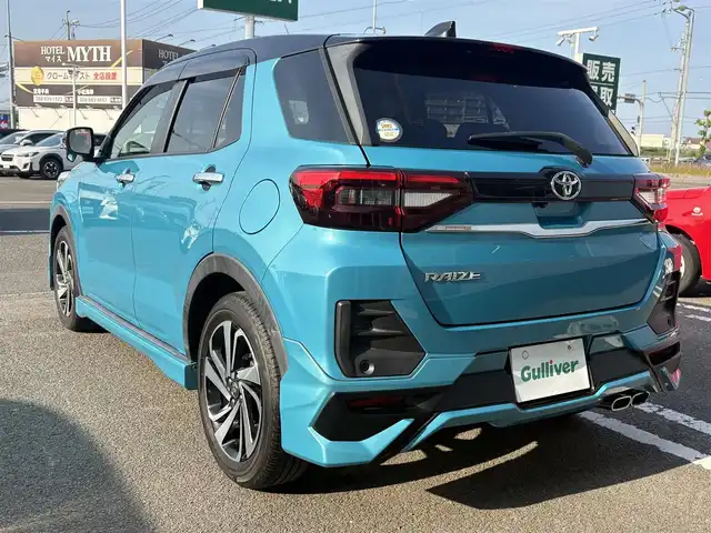 トヨタ ライズ Z 徳島県 2021(令3)年 2万km ブラックマイカメタリック/ターコイズブルーマイカメタリック スマートアシストIII　/モデリスタフルエアロ　/ディスプレイオーディオ/（フルセグTV/Bluetooth/ラジオ）　/純正１７インチアルミホイール/トラクションコントロール/アイドリングストップ/フルセグＴＶ　/LEDヘッドライト/LEDフォグランプ/オートライト/ウィンカーミラー/革巻きステアリング　/ステアリングリモコン/レーダークルーズコントロール　/社外前後ドライブレコーダー/両席シートヒーター　/スマートキー　/スペアキー　/純正フロアマット/サイドバイザー/カーテンエアバック/リヤワイパー