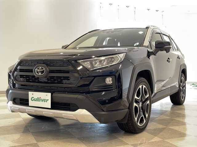 トヨタ ＲＡＶ４ アドベンチャー 福井県 2021(令3)年 2.9万km アッシュグレーメタリック/アティチュードブラックマイカ 2トーン 純正9インチナビ/フルセグTV/バックカメラ/トヨタセーフティセンス/BSM/レーダークルーズコントロール/リアクロストラフティックアラート/パーキングサポートブレーキ/ETC/ドライブレコーダー/4WD/MTモード付AT/パワーシート/レザーシート/革巻きステアリング/オートライト/オートハイビーム/LEDヘッドライト/純正19インチAW/純正フロアマット/プッシュスタート/スマートキー