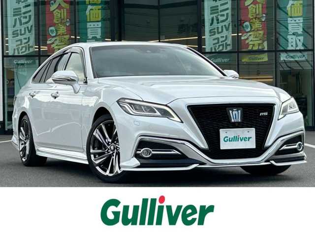 トヨタ クラウン ハイブリッド RS アドバンス 岡山県 2021(令3)年 5万km プレシャスホワイトパール 登録時走行距離　49435km/禁煙車/後期モデル/サンルーフ/TRDエアロ/TRDドアノブカバー/ヘッドアップディスプレイ/純正12.3インチナビ/　(CD/DVD/フルセグTVBluetooth)/全方位カメラ/クルーズコントロール(追従走行あり)/衝突被害軽減システム/車線逸脱警報（レーンキープアシスト）/クリアランスソナー/後側方車両検知警報(ブラインドスポットモニター)/標識認識機能/ドライブレコーダー/ビルトインETC2.0/レーダー探知機（TZ-R203L）/レザーシート/シートヒーター(D・N席)/エアシート(D・N席)/パワーシート(D席メモリ機能付）/革巻きステアリング/ステアリングスイッチ/デジタルインナーミラー/純正LEDヘッドライト/フォグライト/オートライト/ヘッドライトウォッシャー/プッシュスタート/カードキー/MTモード付きAT/アイドリングストップ/純正アルミホイール 18インチ/ドアバイザー/シーケンシャルウインカー/電動格納ミラー/オートリトラミラー/純正フロアマット/横滑防止装置/盗難防止装置/取扱説明書/ナビ取扱説明書