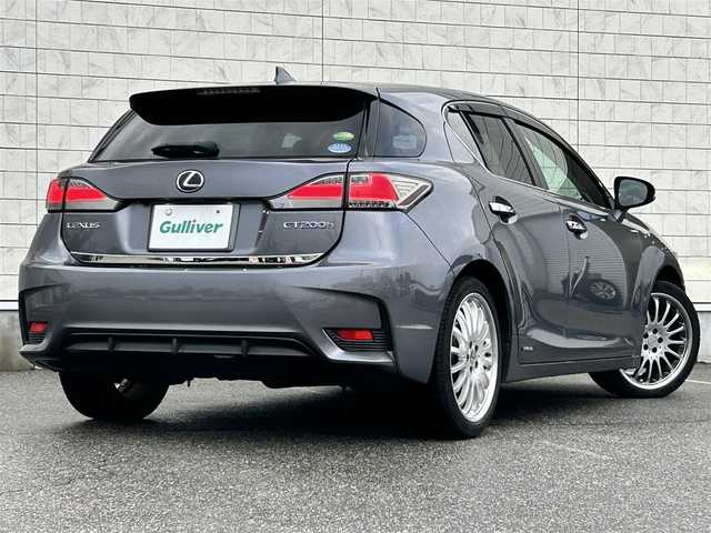 レクサス ＣＴ 200h バージョンC 富山県 2014(平26)年 11.5万km マーキュリーグレーマイカ 純正SDナビ/フルセグTV／Bluetooth/バックカメラ/クルーズコントロール/D.N席パワーシート/シートヒーター/ETC/オートライト/社外AW18インチ/純正AW17インチスタッドレス積み込み/社外テールランプ（純正テールランプ積込）/スマートキー/スペアキー2本(1本カードキー)/アイドリングストップ/W＋サイドエアバック/カーテンエアバック/保証書／取説有り