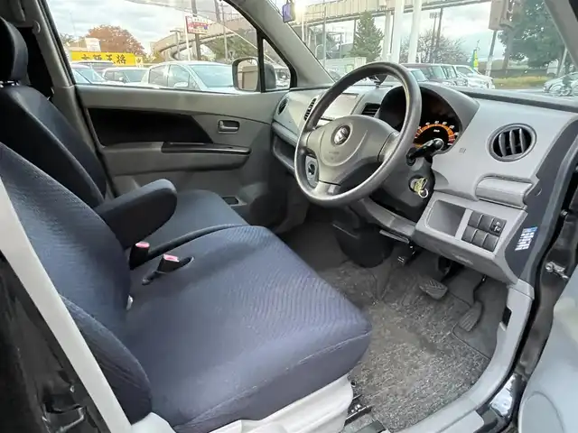 スズキ ワゴンＲ FX 千葉県 2011(平23)年 4.6万km ブルーイッシュブラックパール3 社外ナビ【フルセグ、MSV、DVD、CD】/純正ホイールキャップ/前ドラレコ/ETC/電動格納ミラー/ドアバイザー/レベライザー/フロアマット/保証書/取説/ナビ説