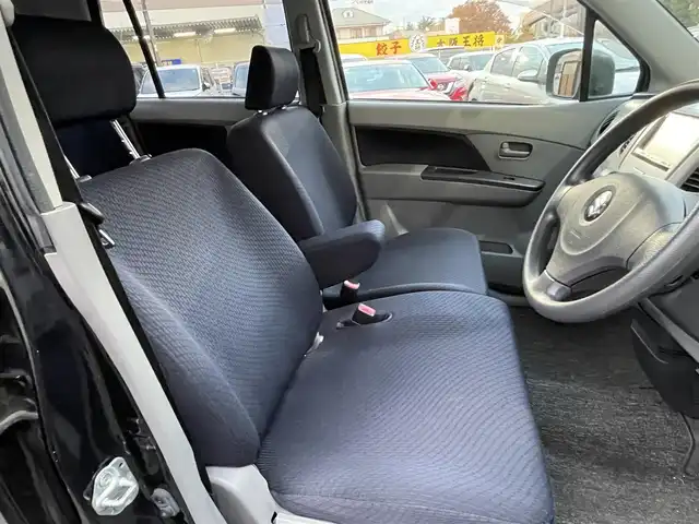 スズキ ワゴンＲ FX 千葉県 2011(平23)年 4.6万km ブルーイッシュブラックパール3 社外ナビ【フルセグ、MSV、DVD、CD】/純正ホイールキャップ/前ドラレコ/ETC/電動格納ミラー/ドアバイザー/レベライザー/フロアマット/保証書/取説/ナビ説