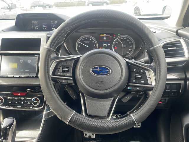 スバル フォレスター ハイブリッド アドバンス 福島県 2023(令5)年 5.3万km パール ４WD/衝突軽減ブレーキ/社外SDナビ/（DVD/SD/FM/AM/Bluetooth）/ワンセグTV/バックカメラ/ハーフレザーシート/前席シートヒーター/前席パワーシート/ハンドルヒーター/レーンキープアシスト/横滑り防止装置/ETC/LEDヘッドライト/オートライト/前後ドラレイブレコーダー/純正フロアマット/純正18インチAW/プッシュスタート/スマートキー