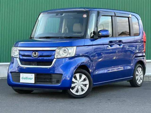 ホンダ Ｎ ＢＯＸ G ホンダセンシング 宮城県 2018(平30)年 2.2万km ブリリアントスポーティブルーメタリック2トーン ホンダセンシング/●衝突軽減ブレーキ〈CMBS〉/●誤発進抑制機能/●後方誤発進抑制機能/●歩行者事故低減ステアリング/●路外逸脱抑制機能/●ACC〈アダプティブ・クルーズ・コントロール〉/●LKAS〈車線維持支援システム〉/●オートハイビーム/●先行車発進お知らせ機能/●標識認識機能/純正ナビ（VXM-184VFi）/・CD/DVD/・Bluetooth/・フルセグTV/バックカメラ/ビルトインETC/両側スライドドア/ステアリングスイッチ/フルLEDヘッドランプ/オートライト/スマートキー＆プッシュスタート/スペアキー1本/電動格納ミラー/純正フロアマット/ドアバイザー/Wエアバッグ