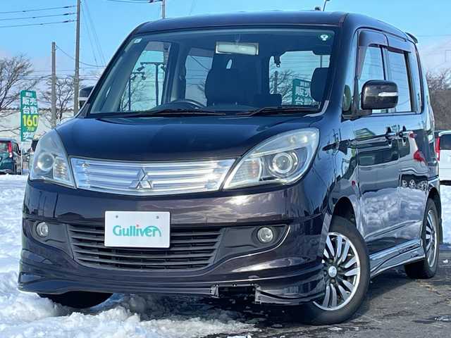 三菱 デリカＤ：２ S 道央・札幌 2012(平24)年 12.7万km アーバンブラウンパールメタリック ４WD/純正SDナビ/AM/FM/BT/SD/CD/バックカメラ/両側パワースライドドア/D席シートヒーター/革巻きステアリング/プッシュスタート/スマートキー/キセノンヘッドライト/オートライト/フォグランプ/電動格納ミラー/ヒーテッッドドアミラー/ウィンカーミラー/純正フロアマット/ドアバイザー/スペアキー/社外エンジンスターター/純正AW付夏タイヤ積込/165/65/R14/2023年/山5mm