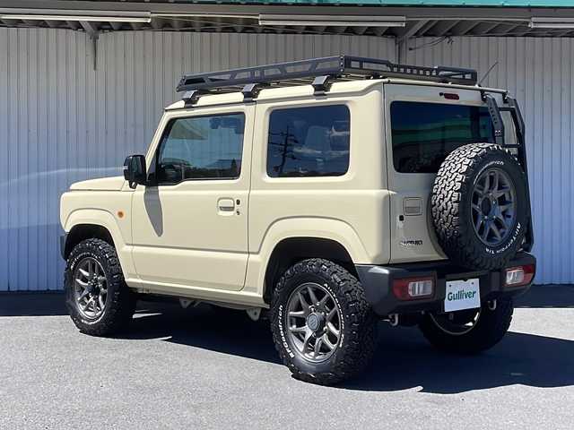 スズキ ジムニー XC 長野県 2020(令2)年 2.3万km シフォンアイボリーM ４WD/レーダーブレーキ /パイオニア8インチナビフルセグTV/バックカメラ/ETC/純正16インチアルミ/オールテレインタイヤ/社外AW付きタイヤ積込/ルーフキャリア/社外グリル/背面ラダー/保証書・取説