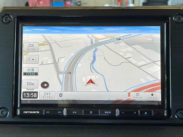 スズキ ジムニー XC 長野県 2020(令2)年 2.3万km シフォンアイボリーM ４WD/レーダーブレーキ /パイオニア8インチナビフルセグTV/バックカメラ/ETC/純正16インチアルミ/オールテレインタイヤ/社外AW付きタイヤ積込/ルーフキャリア/社外グリル/背面ラダー/保証書・取説