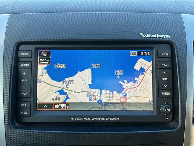 三菱 アウトランダー 24G 石川県 2009(平21)年 14.6万km クールシルバーメタリック 4WD/純正HDDナビゲーション/【FM/AM・CD/DVD】/・アナログTV/バックカメラ/アクティブスタビリティコントロール/ステアリングスイッチ/ステアリングリモコン/パドルシフト/オートライト/フォグランプ/電格ミラー/純正AWスタッドレスタイヤ車載/純正フロアマット/純正ドアバイザー