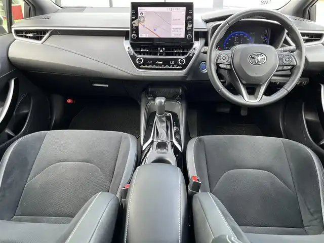 トヨタ カローラ スポーツ ハイブリッドG Z 奈良県 2022(令4)年 3.3万km プラチナホワイトパールマイカ モデリスタエアロ　/メーカーナビ　/(AppleCarPlay/BT/Miracast)/フルセグＴＶ　/バックカメラ　/レーダークルーズコントロール　/衝突被害軽減システム　/ハーフレザーシート　/前席シートヒーター /前後ドライブレコーダー /車線逸脱警報/LEDヘッドライト