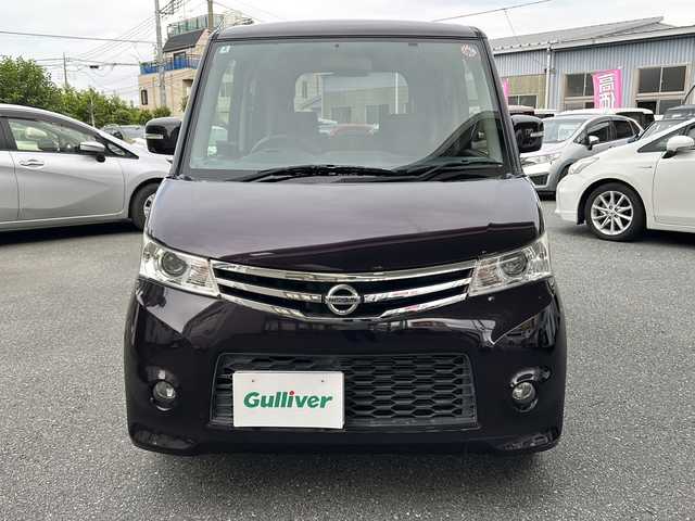 日産 ルークス ハイウェイスター ターボ 埼玉県 2012(平24)年 5.9万km ミステリアスバイオレットパール ワンオーナー/ターボ車/社外メモリーナビゲーション(AVIC-MRZ09)/CD/DVD/BT/フルセグテレビ/両側パワースライドドア/ＨＩＤヘッドライト/オートライト/フォグランプ/ドアバイザー/運転席・助手席ＳＲＳエアバッグ/４輪ＡＢＳ（ＥＢＤ付）/ＩＳＯＦＩＸ対応チャイルドシート固定用アンカー/保証書/取扱説明書