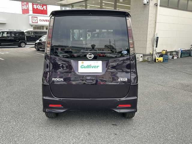 日産 ルークス ハイウェイスター ターボ 埼玉県 2012(平24)年 5.9万km ミステリアスバイオレットパール ワンオーナー/ターボ車/社外メモリーナビゲーション(AVIC-MRZ09)/CD/DVD/BT/フルセグテレビ/両側パワースライドドア/ＨＩＤヘッドライト/オートライト/フォグランプ/ドアバイザー/運転席・助手席ＳＲＳエアバッグ/４輪ＡＢＳ（ＥＢＤ付）/ＩＳＯＦＩＸ対応チャイルドシート固定用アンカー/保証書/取扱説明書