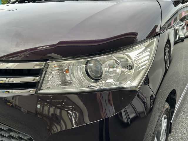 日産 ルークス ハイウェイスター ターボ 埼玉県 2012(平24)年 5.9万km ミステリアスバイオレットパール ワンオーナー/ターボ車/社外メモリーナビゲーション(AVIC-MRZ09)/CD/DVD/BT/フルセグテレビ/両側パワースライドドア/ＨＩＤヘッドライト/オートライト/フォグランプ/ドアバイザー/運転席・助手席ＳＲＳエアバッグ/４輪ＡＢＳ（ＥＢＤ付）/ＩＳＯＦＩＸ対応チャイルドシート固定用アンカー/保証書/取扱説明書