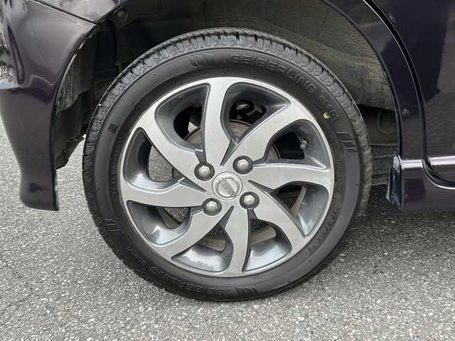 日産 ルークス ハイウェイスター ターボ 埼玉県 2012(平24)年 5.9万km ミステリアスバイオレットパール ワンオーナー/ターボ車/社外メモリーナビゲーション(AVIC-MRZ09)/CD/DVD/BT/フルセグテレビ/両側パワースライドドア/ＨＩＤヘッドライト/オートライト/フォグランプ/ドアバイザー/運転席・助手席ＳＲＳエアバッグ/４輪ＡＢＳ（ＥＢＤ付）/ＩＳＯＦＩＸ対応チャイルドシート固定用アンカー/保証書/取扱説明書