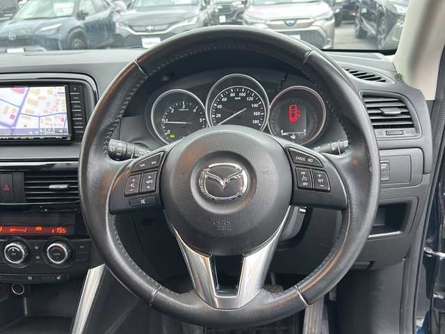 マツダ ＣＸ－５ XD 長野県 2014(平26)年 6.8万km ディープクリスタルブルーマイカ ・純正7インチメモリーナビゲーション/CD DVD ワンセグTV Bluetooth/・バックカメラ/・BOSEサウンドスピーカー/・ブラインドスポットモニター/・レーンキープアシスト/・クルーズコントロール/・社外17インチアルミホイール/・パワーシート(D席)/・HIDヘッドライト/・オートライト/・横滑り防止装置/・アイドリングストップ/・ステアリングリモコン/・夏タイヤ積込有り