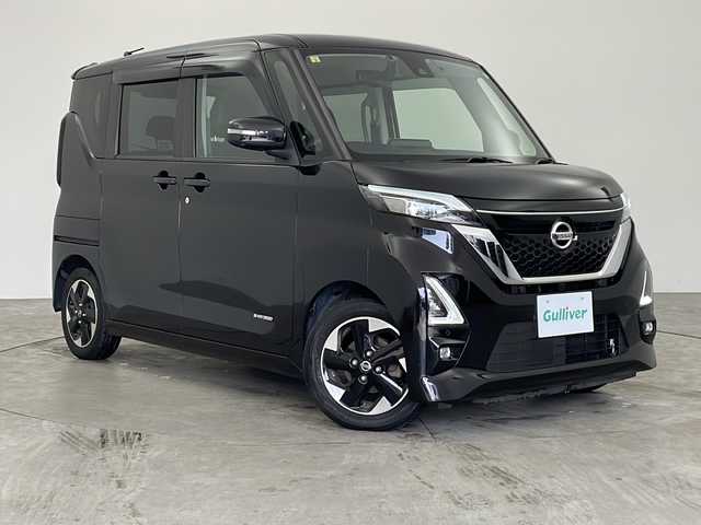 日産 ルークス HWS X プロパイロットED 兵庫県 2020(令2)年 4.9万km ブラック 純正９インチナビ　フルセグ　Ｂｌｕｅｔｏｏｔｈオーディオ　アラウンドビューモニター　プロパイロット　両側パワースライドドア　ＬＥＤヘッドライト　ドライブレコーダー　ビルトインＥＴＣ　スマートキー