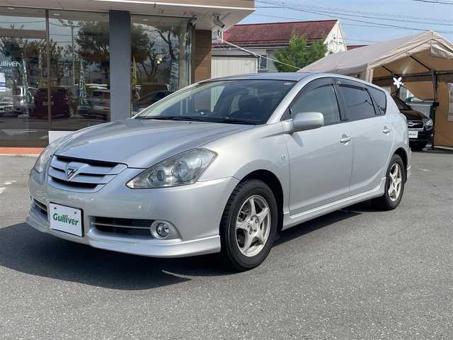 トヨタ カルディナ 2．0ZT 長野県 2006(平18)年 11万km シルバーM 社外ナビ（FM/AM、CD、DVD）/アナログテレビ/社外ETC/純正フロアマット/社外１５AW/ハロゲンオートヘッドライト/ワンオーナー/４WD/ドアバイザー/保証書、記録簿