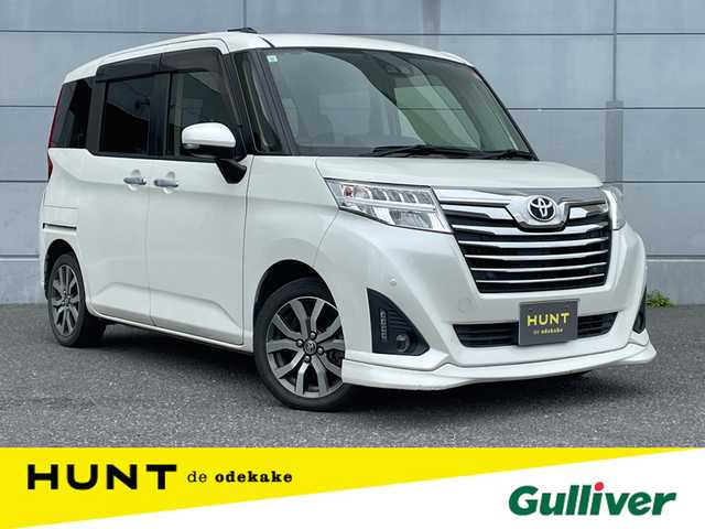 トヨタ ルーミー カスタムG－T 千葉県 2019(令1)年 8.9万km パールホワイトⅢ 純正ナビ/フルセグＴＶ/バックカメラ/両側パワースライドドア/ビルトインＥＴＣ/前席シートヒーター/ステアリングスイッチ/クルーズコントロール/衝突被害軽減ブレーキ/オートライト/オートハイビーム/コーナーセンサー/プッシュスタート/スマートキー