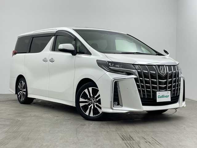 トヨタ アルファード S Cパッケージ 三重県 2019(令1)年 4.2万km ホワイトパールクリスタルシャイン /禁煙車//アルパイン9インチナビ//アルパインフリップダウンモニター//サンルーフ//トヨタセーフティセンス//プリクラッシュセーフティ//オートマチックハイビーム//レーダークルーズコントロール//レーントレーシングアシスト//バックカメラ//ステアリングヒーター//前席パワーシート（運転席メモリ付き）//前席ベンチレーション//前席シートヒーター//オットマン//電子パーキング/パワーバックドア//前方ドライブレコーダー//革巻きステアリング//ステアリングスイッチ//LEDヘッドライト//オートライト