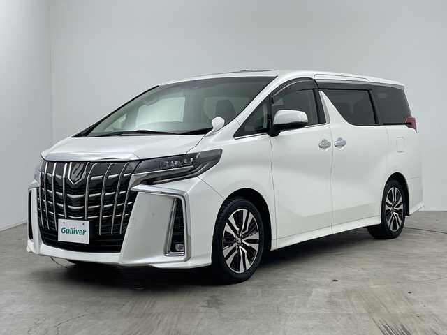 トヨタ アルファード S Cパッケージ 三重県 2019(令1)年 4.2万km ホワイトパールクリスタルシャイン /禁煙車//アルパイン9インチナビ//アルパインフリップダウンモニター//サンルーフ//トヨタセーフティセンス//プリクラッシュセーフティ//オートマチックハイビーム//レーダークルーズコントロール//レーントレーシングアシスト//バックカメラ//ステアリングヒーター//前席パワーシート（運転席メモリ付き）//前席ベンチレーション//前席シートヒーター//オットマン//電子パーキング/パワーバックドア//前方ドライブレコーダー//革巻きステアリング//ステアリングスイッチ//LEDヘッドライト//オートライト
