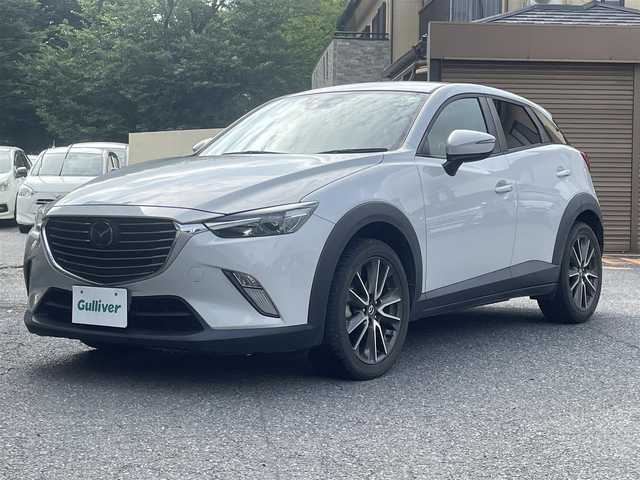 マツダ ＣＸ－３ XD 千葉県 2017(平29)年 9.7万km セラミックM 純正ディーラーナビ(FM/AM/BT/TV/DVD)/バックカメラ/コーナーセンサー/クルーズコントロール/車間認知支援システム/車線逸脱警報システム/LEDヘッドライト/ステアリングリモコン/パドルシフト/電動格納ミラー/ETC/純正フロアマット/プッシュスタート
