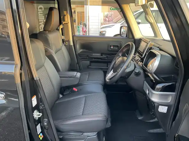 スズキ スペーシア カスタム HYBRID XS 滋賀県 2020(令2)年 6.9万km ブルーイッシュブラックパール3 車検R9年1月迄/スズキセーフティーサポート/ストラーダSDナビ/・Bluetooth・フルセグTV/全方位モニター/パーキングサポート/ヘッドアップディスプレイ/USBソケット/両側パワースライドドア/ハーフレザーシート/シートヒーター/LEDヘッドライト/LEDフォグランプ/ETC/革巻きステアリングホイール/スリムサーキューレーター/パーソナルテーブル/純正15インチアルミホイール/取説/保証書/スペアキー/