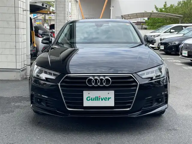 アウディ Ａ４ 2．0TFSI 東京都 2016(平28)年 7.2万km ミトスブラックメタリック 純正HDDナビ/・フルセグTV/・Bluetooth接続/・バックカメラ/・AM　FM/本革レザーシート（ベージュ）/・パワーシート/・シートヒーター/純正17インチAW/ETC/ドラレコ/コーナーセンサー/スマートキー/HIDヘッドランプ/オートライト/ABS/盗難防止/MTモード付AT/スペアキー/保証書＆取扱説明書