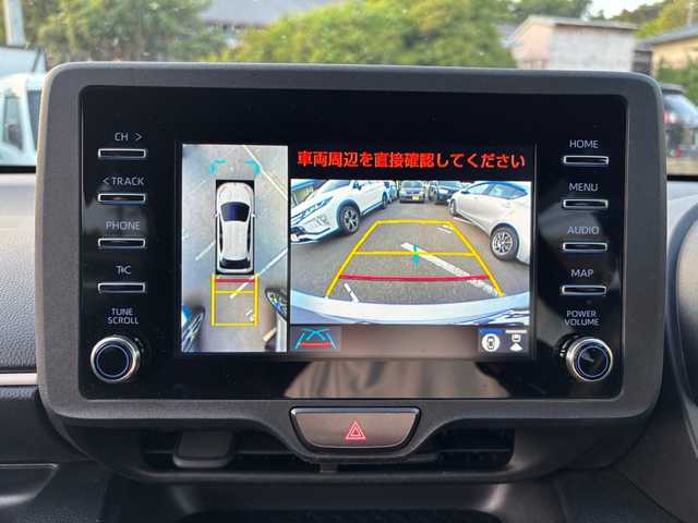 トヨタ ヤリス ハイブリッド X 福岡県 2021(令3)年 3.1万km シルバーM ワンオーナー/純正ディスプレイオーディオ（ナビ有り）/　USB、BT、Mirrorcast、/フルセグTV/ETC/レーダークルーズコントロール/ドライブレコーダー（前後）/コーナーセンサー/オートライト/オートハイビーム/ヘッドライトレベライザー/オートエアコン/ステアリングリモコン/保証書/スペアキー×1
