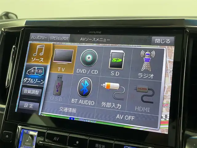 トヨタ ヴェルファイア Z Gエディション 福岡県 2017(平29)年 11.1万km ブラック サンルーフ　/アルパインフリップダウンモニター　/アルパイン１１型ナビ　/バックカメラ　/ＥＴＣ　/レーダークルコン　/コーナーセンサー　/衝突被害軽減　/両側電動スライドドア　/パワーバックドア　/ステアリングヒーター/ハーフレザーシート/シートメモリー