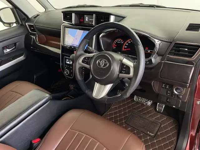 トヨタ ルーミー G コージーエディション 鹿児島県 2019(令1)年 4.3万km ファイアークォーツレッドM トヨタ純正SDナビ/フルセグTV/Bluetooth/AM/FM/CD/DVD/バックカメラ/両側電動スライドドア/ETC/クルーズコントロール/ステアリングスイッチ/ウッドコンビステアリング/コーナーセンサー/衝突被害軽減ブレーキ/LEDヘッドライト/シートヒーター/電動格納ミラー/社外コンソール/社外フロアマット