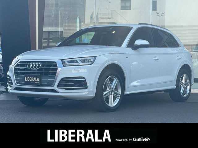 アウディ Ｑ５ 2．0TFSIクワトロ スポーツ 鹿児島県 2019(令1)年 5.1万km 白 禁煙車/純正ナビ/Bluetooth/バックカメラ/ETC/ドライブレコーダー/ハーフレザーシート/4WD/電動リアゲート/純正フロアマット/純正19インチアルミホイール/パワーシート