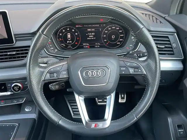 アウディ Ｑ５ 2．0TFSIクワトロ スポーツ 鹿児島県 2019(令1)年 5.1万km 白 禁煙車/純正ナビ/Bluetooth/バックカメラ/ETC/ドライブレコーダー/ハーフレザーシート/4WD/電動リアゲート/純正フロアマット/純正19インチアルミホイール/パワーシート