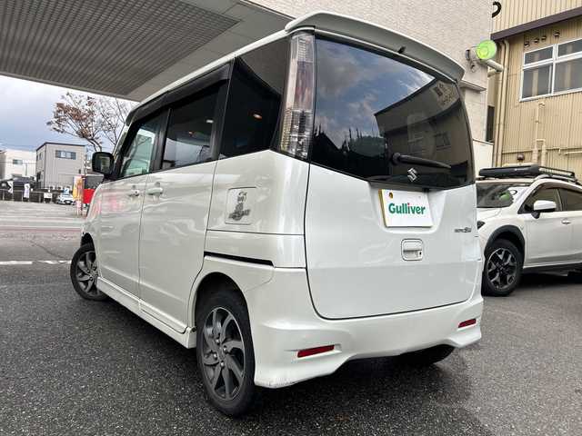 スズキ パレット ＳＷ TS 福岡県 2011(平23)年 19.3万km パールホワイト ディスプレイオーディオ/DVD/Bluetooth/FM/AM/iPod/AUX/オートライト/フォグランプ/電動格納ミラー/純正フロアマット/ETC（ビルド