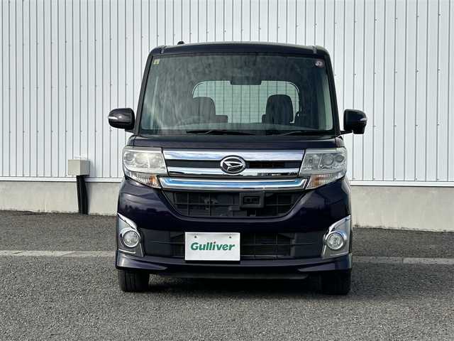 ダイハツ タント カスタム RS スマートセレ SA 熊本県 2014(平26)年 7.1万km ナイトシャドーパープルクリスタルM 純正メーカーSDナビＤＴＶ/・CD/DVD/BT/SD/ipod/USB/バックカメラ/両側パワースライド/ETC/HIDライト/フォグ/マット/スマートキー/スマートアシスト