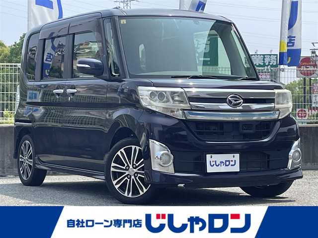 ダイハツ タント カスタム RS スマートセレ SA 兵庫県 2014(平26)年 7.1万km ナイトシャドーパープルクリスタルM (株)IDOMが運営する【じしゃロン神戸名谷店】の自社ローン専用車両になりますこちらは現金またはオートローンご利用時の価格です。自社ローンご希望の方は別途その旨お申付け下さい。/純正メーカーSDナビ（CD/DVD/BT/SD/iPod/USB）/バックカメラ/両側パワースライド/ETC/スマートキー/スマートアシスト