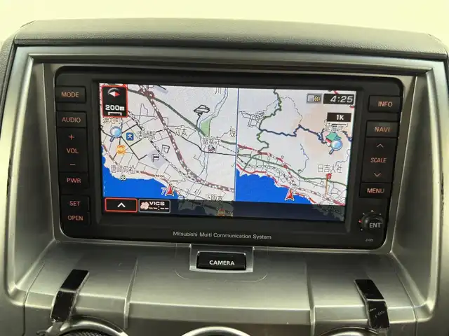 三菱 デリカＤ：５ ROADEST G Navi P 愛知県 2008(平20)年 16.9万km ディープブラックマイカ ・ワンオーナ/・保証書/・社外デジタルインナーミラー/・取扱説明書/・電動格納ミラー/・バイザー/・パドルシフト/・ウィンカーミラー/・フォグライト/・シートリフター