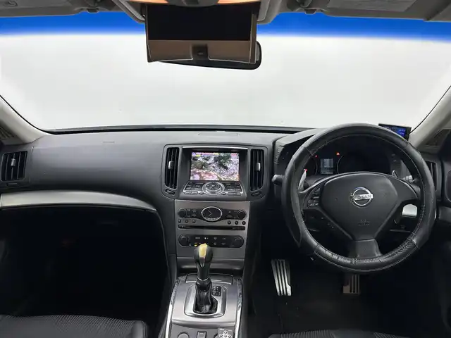 日産 スカイライン 250GT Type S 栃木県 2010(平22)年 17.9万km ブリリアントシルバー 純正HDDナビ/　フルセグTV/AUX/CD/サンルーフ/黒革ハーフシート/バックカメラ/パドルシフト/純正フロアマット/ドアバイザー